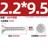 Tornillos Autorroscantes Avellanados Gb846 Acero Inoxidable 304 Cabeza Plana Phillips Tornillos para Madera Extendidos M2.9M3.5M4.2M5.5
