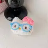 Nova Boneca de Pelúcia com Cabeça de Gato Cartoon Retrô, Grampo de Cabelo, Pingente, Chaveiro de Melhor Amiga, Broche, Coleção de Joias