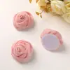 Belleza Primaveral Tul Suave Gasa Rosa Cuerda para el Cabello Diy Pin Lateral para Mujer Adorno para la Cabeza Flor para Ropa Accesorios Florales