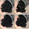 Goma elástica alta para el pulgar de niña, Goma elástica pequeña negra, Cuerda para el pelo de niños, Accesorio de trenza de pelo no dañino