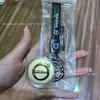 Chaveiro de Ouro Puro 999 Pequeno 20Mg Ouro Mercedes-Benz Bmw Audi Logo de Carro Pingente Presente Chaveiro com Logo de Carro