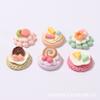 Nuevo color macarrón comida y juego diy hecho a mano accesorios para el cabello cuerda para la cabeza zapatos con agujeros pegatinas para refrigerador llavero accesorios de joyería