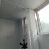 Fabricante Cortinas Hospitalares Cortinas de Trilho em L em U Clínica Salão de Beleza Centro de Bem-Estar Cortinas de Divisória de Leito