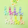 Chaveiro Fivela de Porta Cachorro Balão Laser Colorido Pingente Decorativo de Acrílico Dopamina Desenho Animado Mochila Ornamento Melhor Amigo