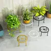 Suporte de flores para sala de estar, de chão, para varanda, uso doméstico interno, arte em ferro, de mesa, vazado, estilo creme, suporte para vaso de flores