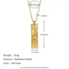 Collar Colgante Cuadrado con Incrustaciones de Diamantes del Zodiaco Doce Constelaciones Estilo Vintage Popular Europeo y Americano para Mujer, Joyería de Acero de Titanio Dorado de 18 Quilates