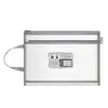 Bolsa para Archivos Clasificación por Tema de Malla de Doble Capa A4 Gran Capacidad Transparente Bolsa Portátil con Cremallera para Almacenamiento de Exámenes y Tareas de Estudiantes