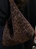 Bolsa Retro Fosca Feminina Grande Capacidade Outono 2025 Nova Bolsa de Ombro Simples Bolsa de Balde Popular Este Ano para a Sogra