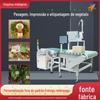 Máquina de Pesagem e Etiquetagem de Impressão para Vegetais Máquina de Etiquetagem Plana com Código de Barras para Frutas Máquina de Etiquetagem Plana para Caixas de Vegetais Pré-fabricadas Personalização