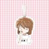 Detective Conan Kudo Shinichi Kaitou Kid Haibara Ai Etiqueta de Bagagem Pingente de Mochila Chaveiro Decoração de Emblema