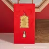 Pegatinas Adhesivas para Teléfono del Dios Dragón de la Riqueza de la Montaña Wutai, Colgante Rey Dragón Guangji, Sobres Rojos para Eventos, Regalos de Lámina de Oro