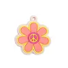 Flor de PVC Estilo Bohemio Accesorios para Joyería DIY Broche Pin Decorativo Removible Genial Regalo