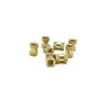 Tuerca de Cobre Termofusible Moleteada M4, Tuerca Moleteada Patrón Piña, Tuerca Moleteada Termofusible, Tuerca Moleteada Estampada, Tapa de Tuerca