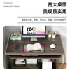 Escritorio de Computadora Escritorio de Escritorio para el Hogar Mesa Integrada con Estantería Casa de Alquiler Escritorio Simple Dormitorio Escritorio de Estudio para Estudiantes