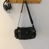 Bolso de mezclilla estilo perezoso para mujer, bolso tipo almohada, bolso cruzado informal de un solo hombro, bolso pequeño para ir al trabajo, bolso versátil moderno y ligero