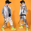 Traje de hip-hop para niños y niñas, personalidad de hip-hop, pasarela, abrigo atractivo, mesa de tambor, ropa de actuación, marca Autumn Tide