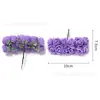 Cabeza de Rosa Artificial PE Hecha a Mano con Hilo de 2.5 cm Decoración para Sala de Hotel Cabeza de Flor Falsa Decorativa Flor de Espuma
