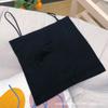 Chaleco con Almohadilla en el Pecho Sling Tirante Delgado para Hombro Base Pieza Única Envoltura de Pecho Sexy Combinable Sin Tirantes Top Largo Copa Fija
