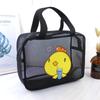 Bolsa de lavagem de malha anti-vazamento Bolsa de banho feminina de grande capacidade Bolsa de banho portátil Cesta de banho de viagem masculina Bolsa de armazenamento para cesta de banho
