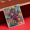 Dzambala Negro pintado tibetano pintura Thangka pintada a mano lienzo central impresión microchorro Thangka cultural y creativo Zakiralam al por mayor