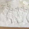 Calcetines Blancos para Mujer, Calcetines Finos de Malla para Primavera y Verano, Calcetines de Media Pantorrilla con Diseño Hueco, Calcetines Dulces sin Costuras con Volantes para Mujer