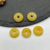 Hebilla de seguridad de 15 mm con piedra de ojo de tigre y ágata cristalina, accesorios de joyería para bricolaje, collar, suéter, cadena, colgante de coche, hebilla de seguridad.