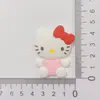 Accesorios de Gato KT de Dibujos Animados Hechos a Mano DIY Funda para Teléfono Móvil Pegatina para Vaso de Agua Hebilla para Zapato con Agujero de PVC Accesorios para Ropa y Cabello Accesorios para Bolsa de Zapatos