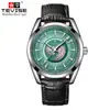 2026 Reloj Suizo TEVISE Tourbillon para Hombre Reloj Mecánico Impermeable Reloj Grande de Negocios Provincia de Guangdong