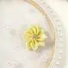 Flor de Nueve Puntas de 3 cm con Pedrería, Exquisito Accesorio para el Cabello Estilo Coreano, Decoración para Sombrero, Accesorios de Manualidades, Juguete, Zapato y Decoración de Sombrero