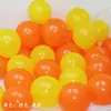 Serie Amarillo-Naranja-Blanco 10 pulgadas 5 pulgadas 12 pulgadas 18 pulgadas Globos Engrosados Serie de Colores Cálidos Mate Redondos Látex Tienda de Cumpleaños