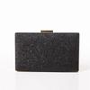 Bolsa para Lápices de Maquillaje Rosa Brillante Urbana Simple de Color Sólido con Cadena Bolso de Mano para Mujer con Compartimento Bolsa Cuadrada Pequeña