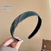 Diadema de Cuadros Popular de Venta Cruzada para Chica Jk Versátil Simple Diadema para el Cabello para Exteriores Diadema Estilo Coreano Pasador de Celebridad de Internet