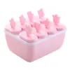 Molde para Helado Molde para Helado para Niños Caja Molde para Paletas Caseras Paleta Casera Cubito de Hielo Sorbete Helado Bandeja para Hielo