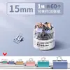 Clipes de Papel Coloridos Verdadeiros, Material de Escritório de Metal, Clipes de Papel Grandes, Médios e Pequenos para Documentos e Recibos, Pastas Fixadoras para Folhas de Teste
