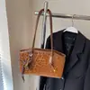 Bolsa de Luxo de Alto Padrão Estilo Estampa de Leopardo para Mulheres 2025 Moderna de Ombro Único Tote de Alta Qualidade para o Dia a Dia Grande Capacidade Feminina de Alto Padrão