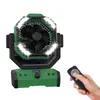 Bestseller Transfronterizo 2026: Ventilador de Exterior con Batería Recargable de 30,000mAh, Cabezal Oscilante, Iluminación y Pantalla Digital, Ideal para Tiendas de Pesca y Acampada