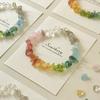 Pulsera de Cuentas de Estrella de Manzana Infantil y Linda para Mujer Verano Dopamina Pulsera Personalizada Fiesta de Estudiantes Pulsera de Alto Valor