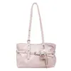 Bolsa Tote de Trabajo Casual Estilo Coreano para Mujer 2026 Primavera Nuevo Estilo Moderna y Versátil Gran Capacidad Bolso de Hombro Cruzado