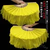 Leque de Dança de 9 polegadas: Leque de Performance de Dança, Comprimento Estendido, Dupla Face, Especificamente para Dança Yangge Infantil e Dança Quadrada