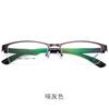 [Youshun] nuevo armazón de metal de aleación de placa de acero medio armazón gafas para hombre 16015 armazón de gafas miopía