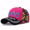 Gorra de béisbol coreana con estampado para mujer, gorro informal de primavera con letras bordadas y protector solar para exteriores