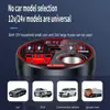 Carregador Inversor para Carro Novo Transfronteiriço 12V24V para 220V Conversor de Potência Universal Carregamento Rápido USB QC3.0