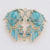 Accesorios para Joyería DIY Colgante de Resina de Cobre Piscis Estilo Antiguo Accesorios para el Cabello Hanfu Materiales para Pendientes Colgante