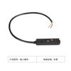 Accesorios para lámpara de riel de atracción magnética ultrafina de montaje superficial estilo no principal módulo de esquina empotrado módulo pasante