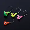 Anzol com cabeça de chumbo aprimorado, anzol para isca soft, anzol com cabeça de chumbo luminoso e colorido, isca soft de peixe, anzol para pesca com isca artificial