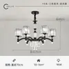Luz Principal para Sala de Estar Moderna Simples Nórdica Luz para Hall Luz Leve Lustre de Cristal de Luxo Leve Iluminação Atmosférica para Hall de Entrada Sala de Jantar Lâmpadas Zhongshan