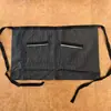 Ropa de Trabajo, Mandil de Media Cintura, Mandil de Media Cintura para Mesero, Mandil de Trabajo para Cafetería y Casa de Té con Bolsillos, Pequeño Catering, Sin Mangas