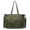 Bolso casual simple de moda nuevo 2026 para mujer, estilo commuter, estilo perezoso, bolsa de mano de pana, bolso de hombro cruzado