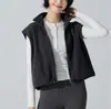 Chaleco con cremallera y cuello alto transfronterizo, Chaqueta deportiva cálida casual, Chaleco sin mangas con forro polar, Chaleco de entrenamiento de fitness para usar como prenda exterior
