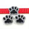 8mm coloridos huesitos de perro garras de gato accesorios diy personalidad correa larga accesorios collar para mascota aleación pedrería joyería